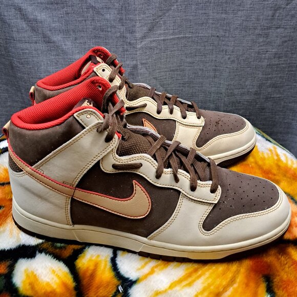 %Size 11 Nike Dunk SE High Baroque Brown Men FB8892-200 / A 17 main image 9